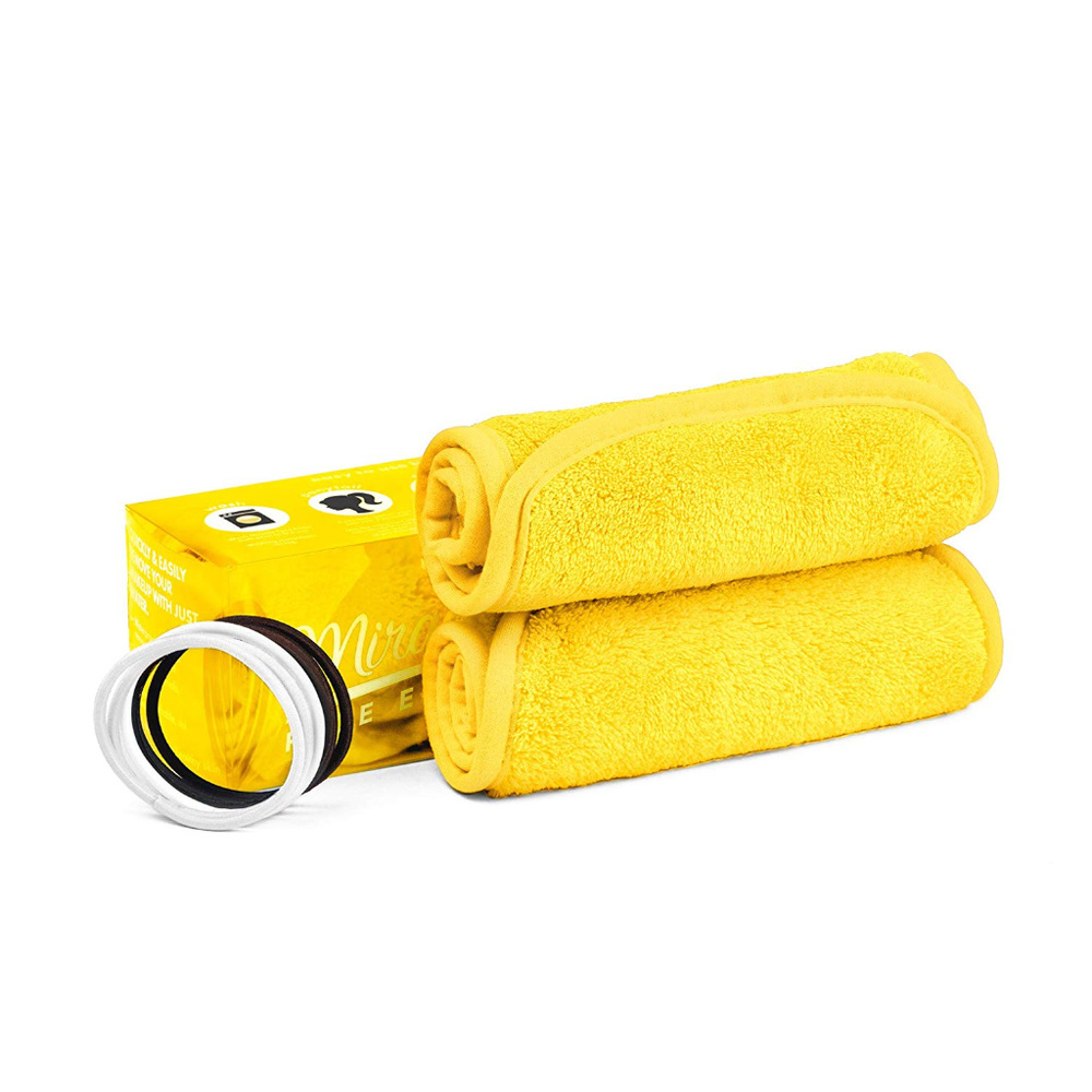 2-Pack Yellow Microfiber Makeup Remover - Picture 3 of 8